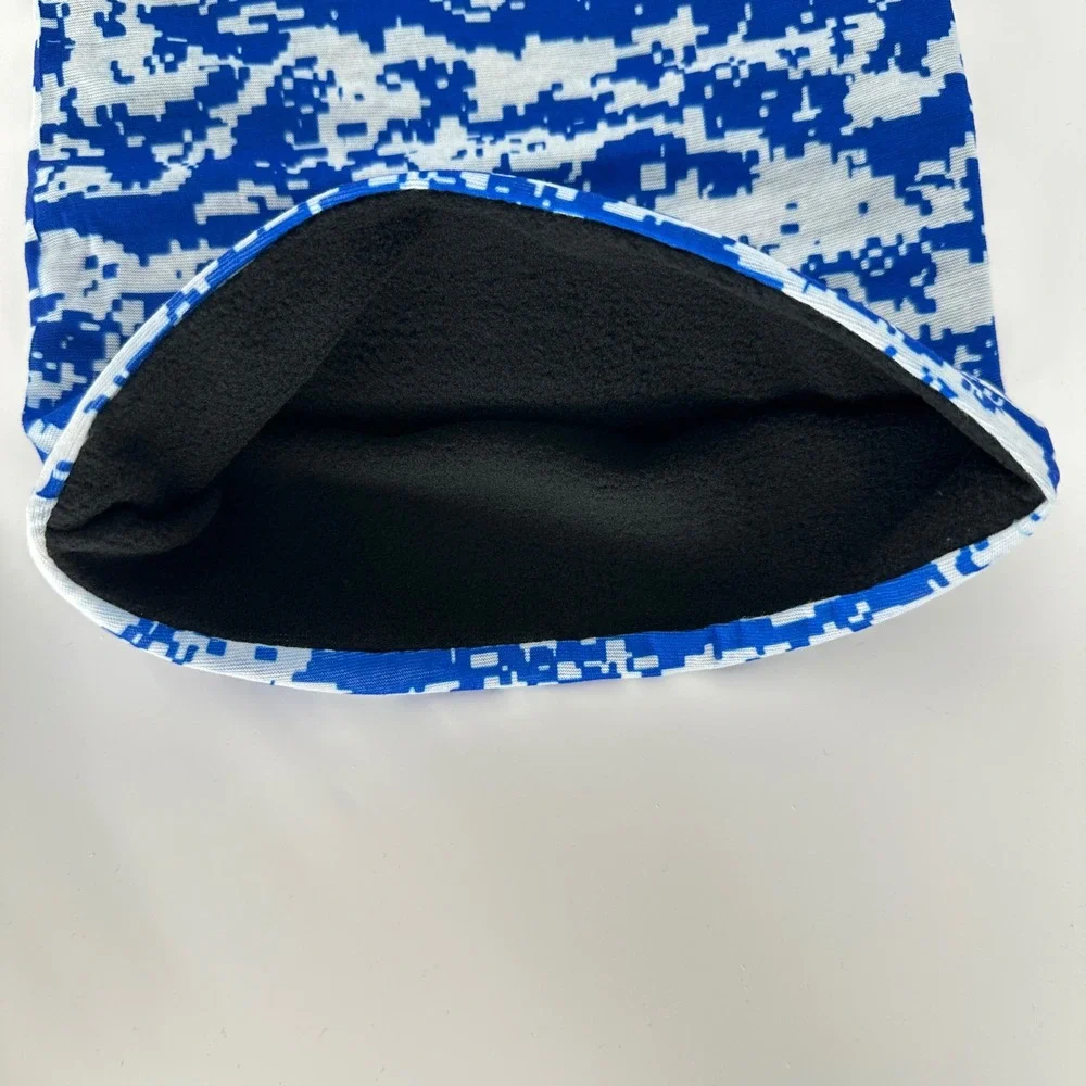 SACO Frost Tech Fleece Face Shield Neck Gaiter Blue Digital‎ Camo One Size NEW!!